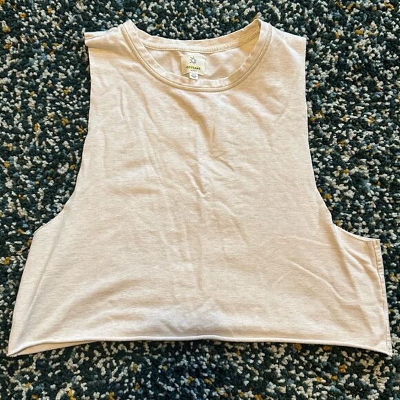Cropped Aerie offline sleeveless lightweight sweatshirt size medium - Picture 1 of 3